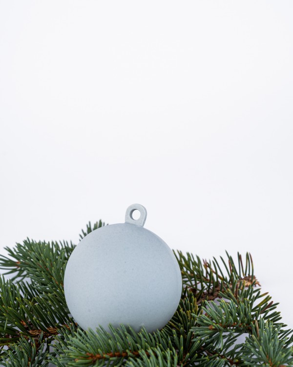 bluegrey Christmas ball