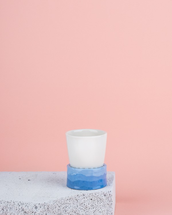star blue waves cup