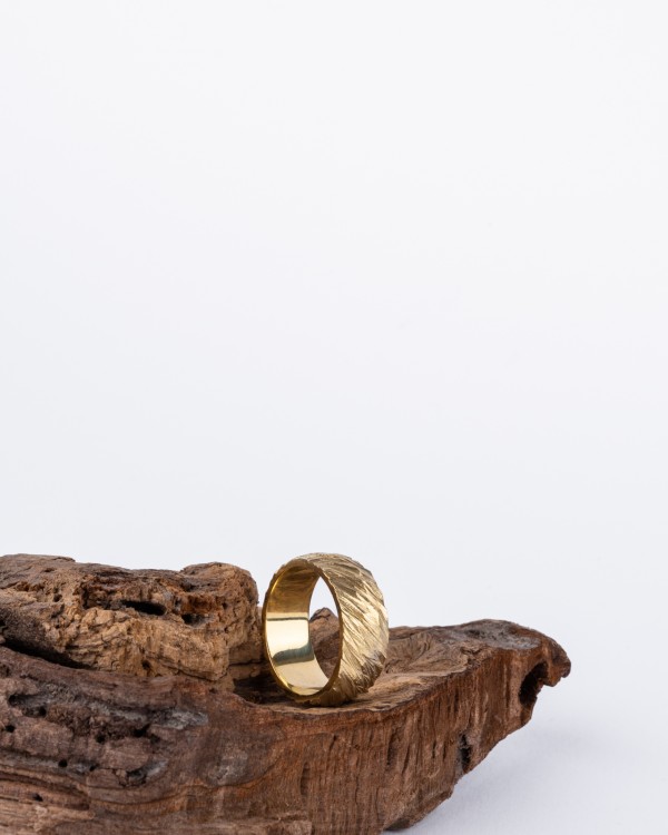 Soča gold-plated ring