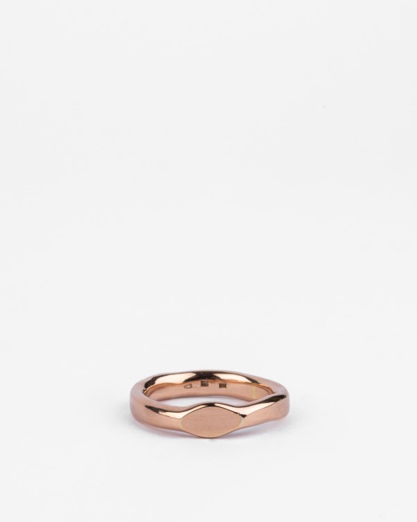 EYE rose gold-plated ring