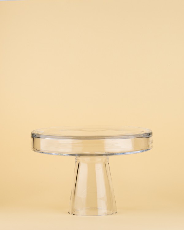 L crystal cake stand