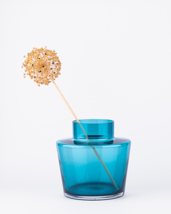 M bluegreen vase
