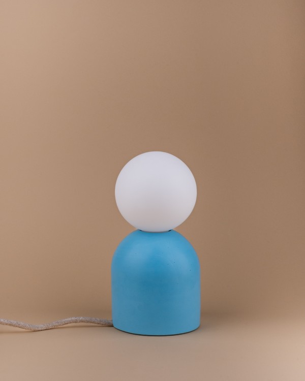 The Small Moon blue lamp