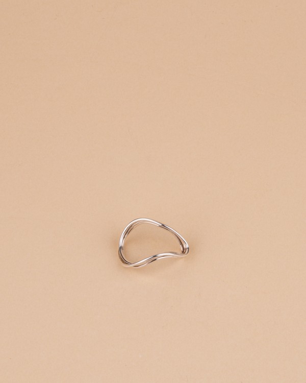 Migration M silver ring