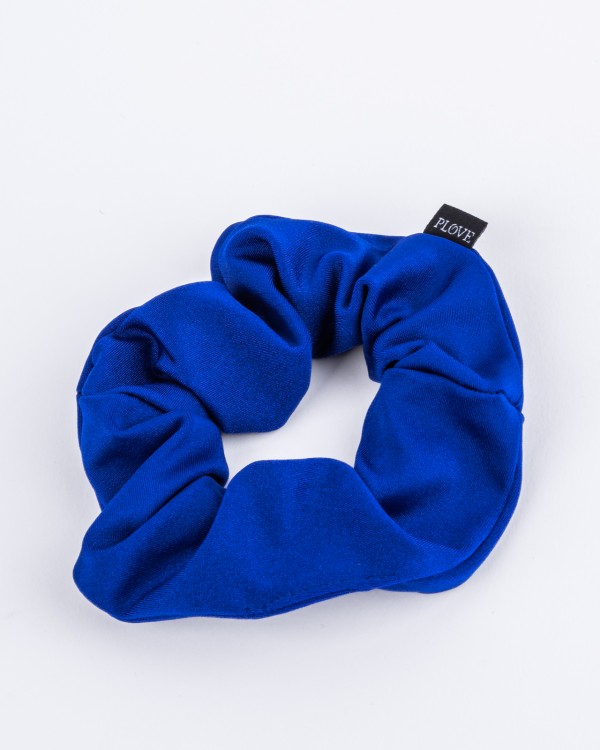 dark blue scrunchie