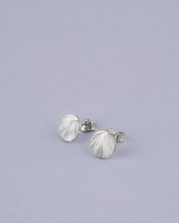 Ray silver earrings