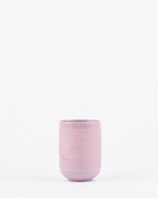 Swallow M pink horizontal cup