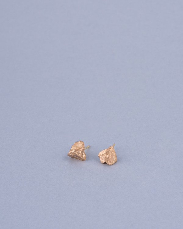 Fosilium gold earrings