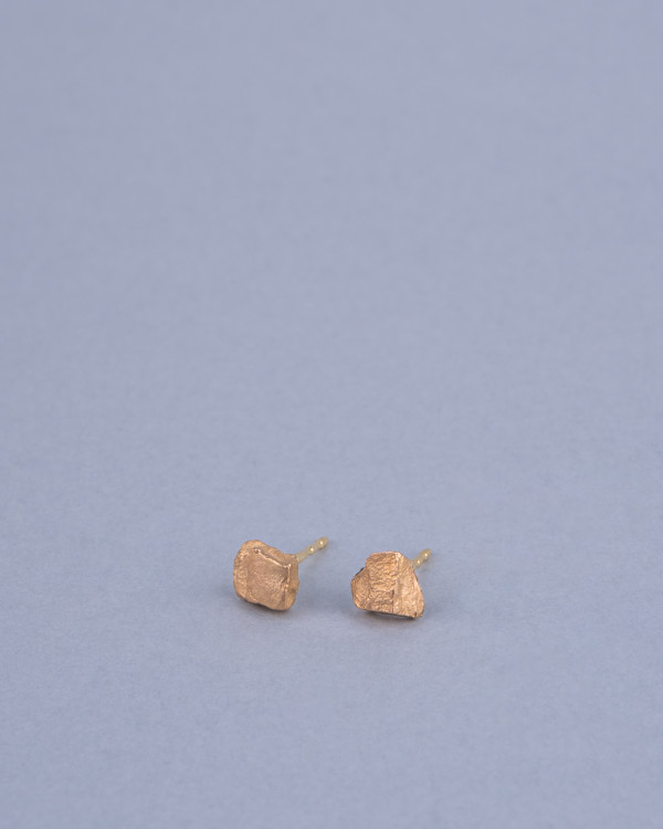 Travertínum gold earrings