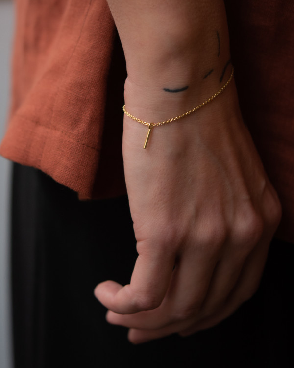 Lin gold-plated bracelet