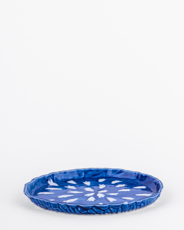 Relic medium dark blue plate