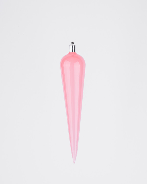 Icicle pink ornament