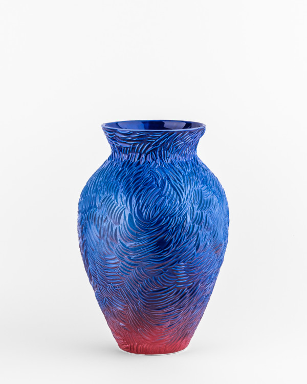 váza Dekopr veľká modrá