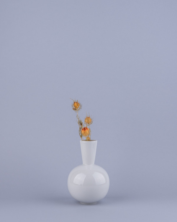 Cute White S vase