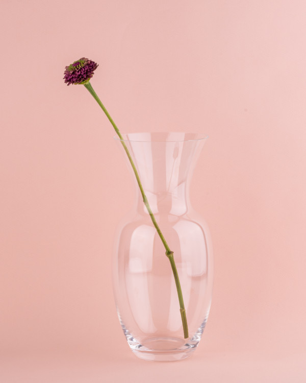 Romance transparent vase