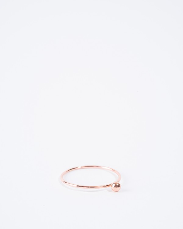 Marble rose gold ring