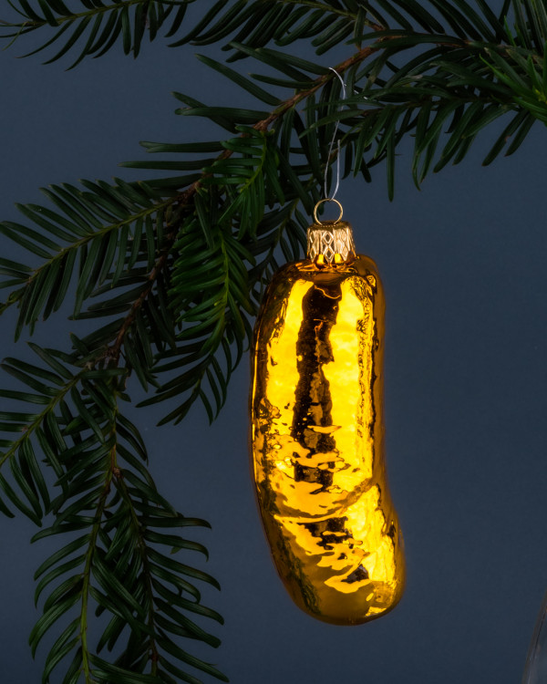 Sausage II. gold ornament