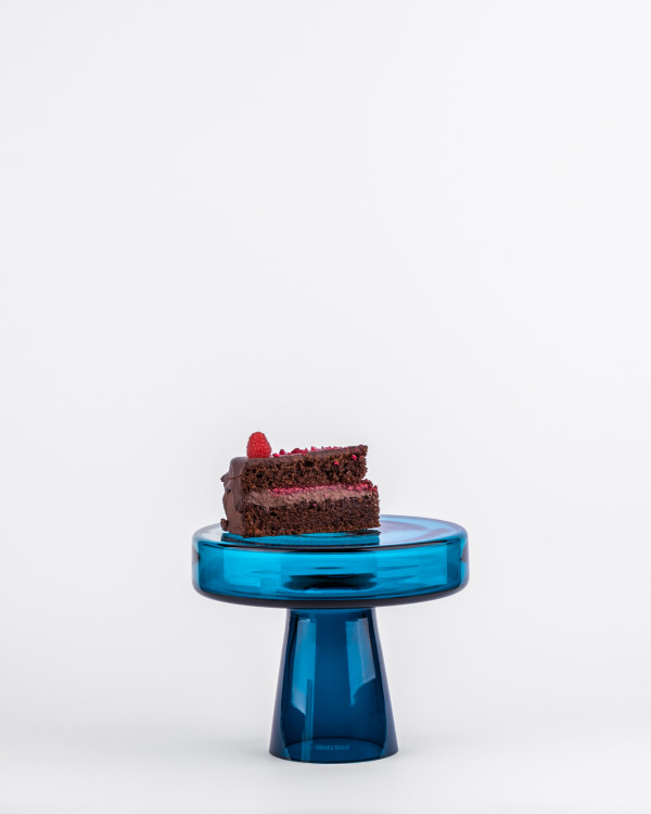 M bluegreen cake stand