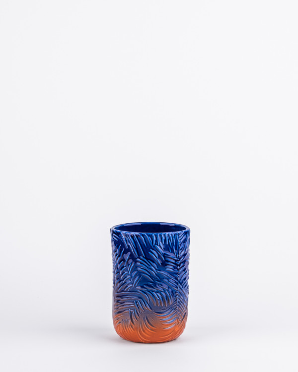 Dekopr blue-orange vase