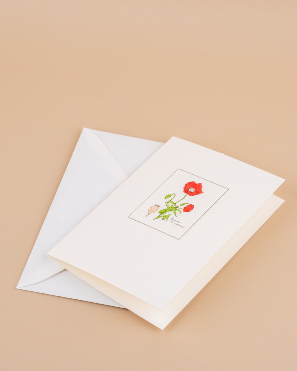 Poppy card