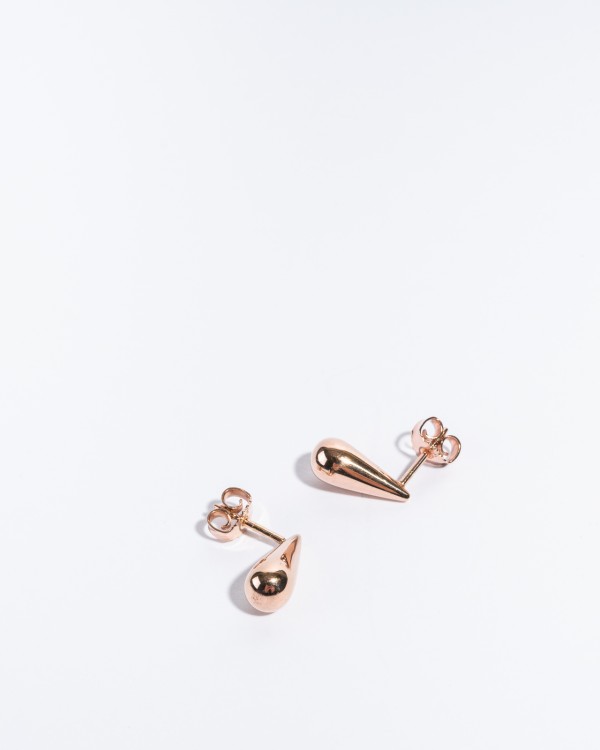 Drops rose gold-plated...