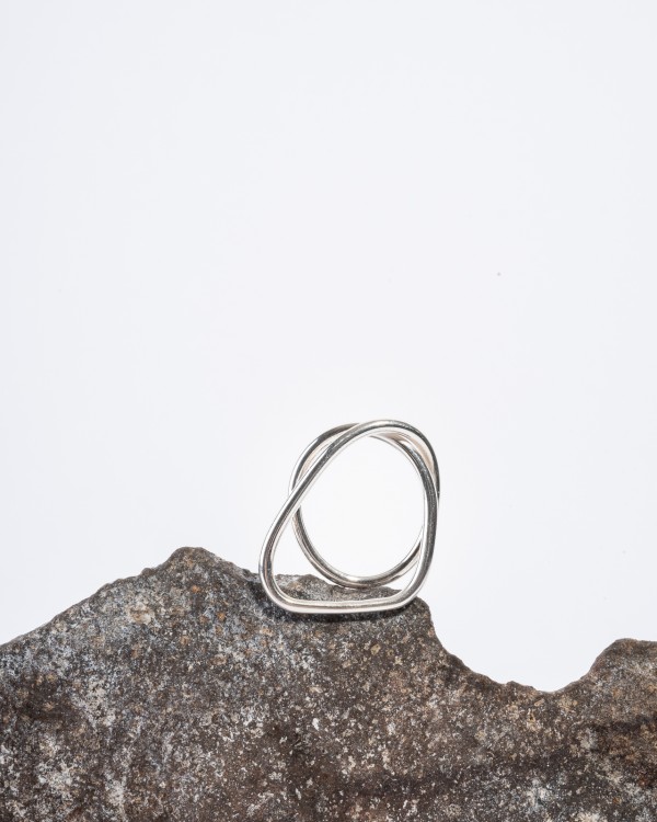 Signature silver ring