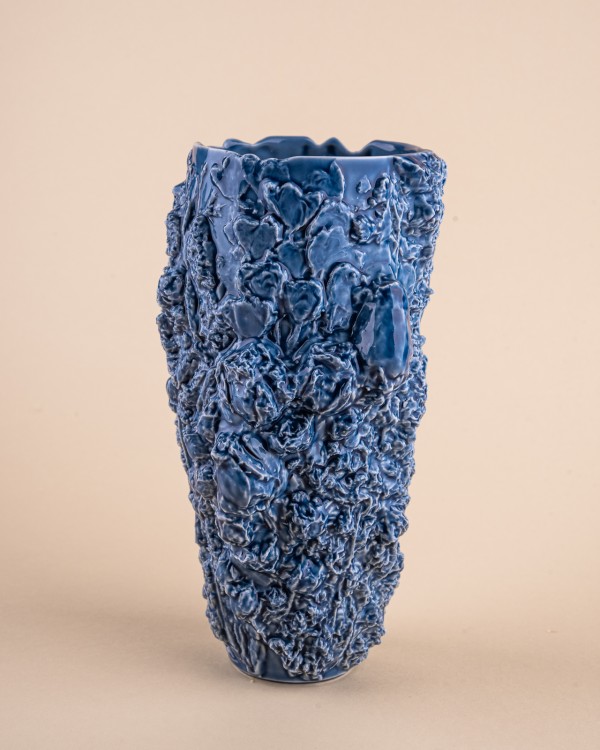 Bio-vase 6/27 blue