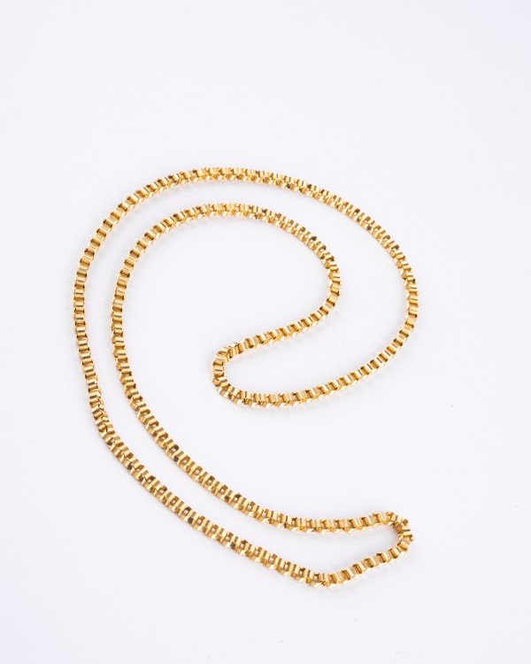 Chain gold-plated necklace