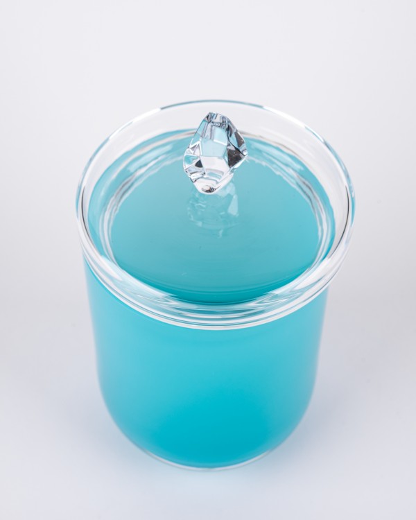 jar S Crystal Blue Opaque