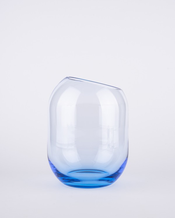 Berry blue vase