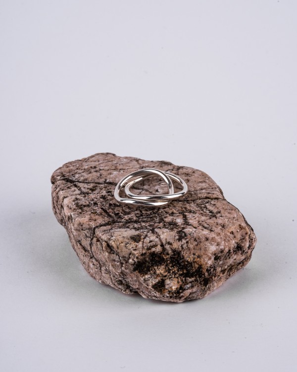 Birth silver ring