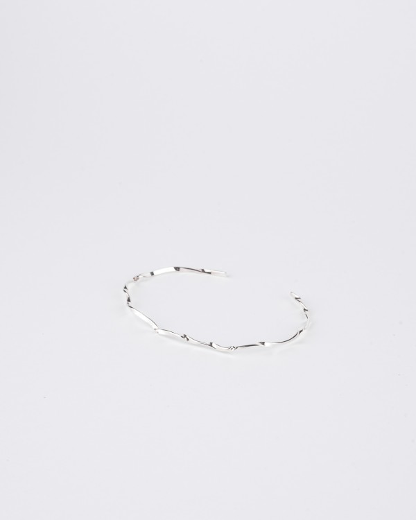RIBBON M silver bracelet