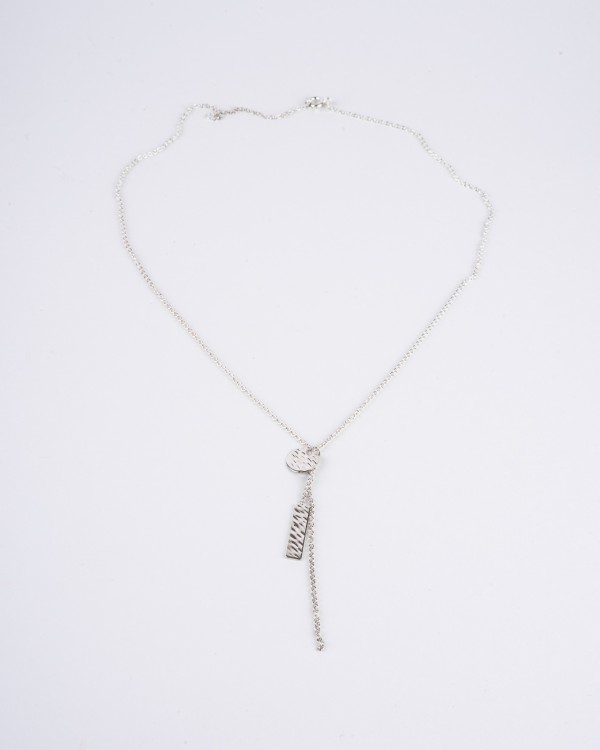 Mare Compound silver necklace