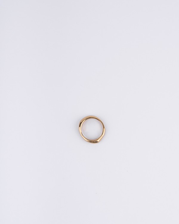 Di gold-plated ring