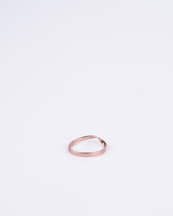 RIBBON 021 rose gold ring