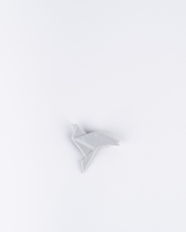 white dove brooch