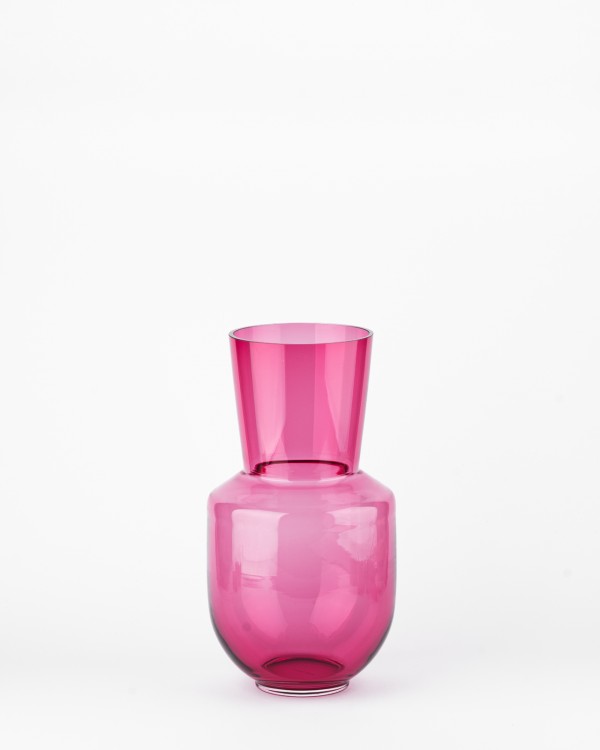 L 02 cyclamen transparent vase